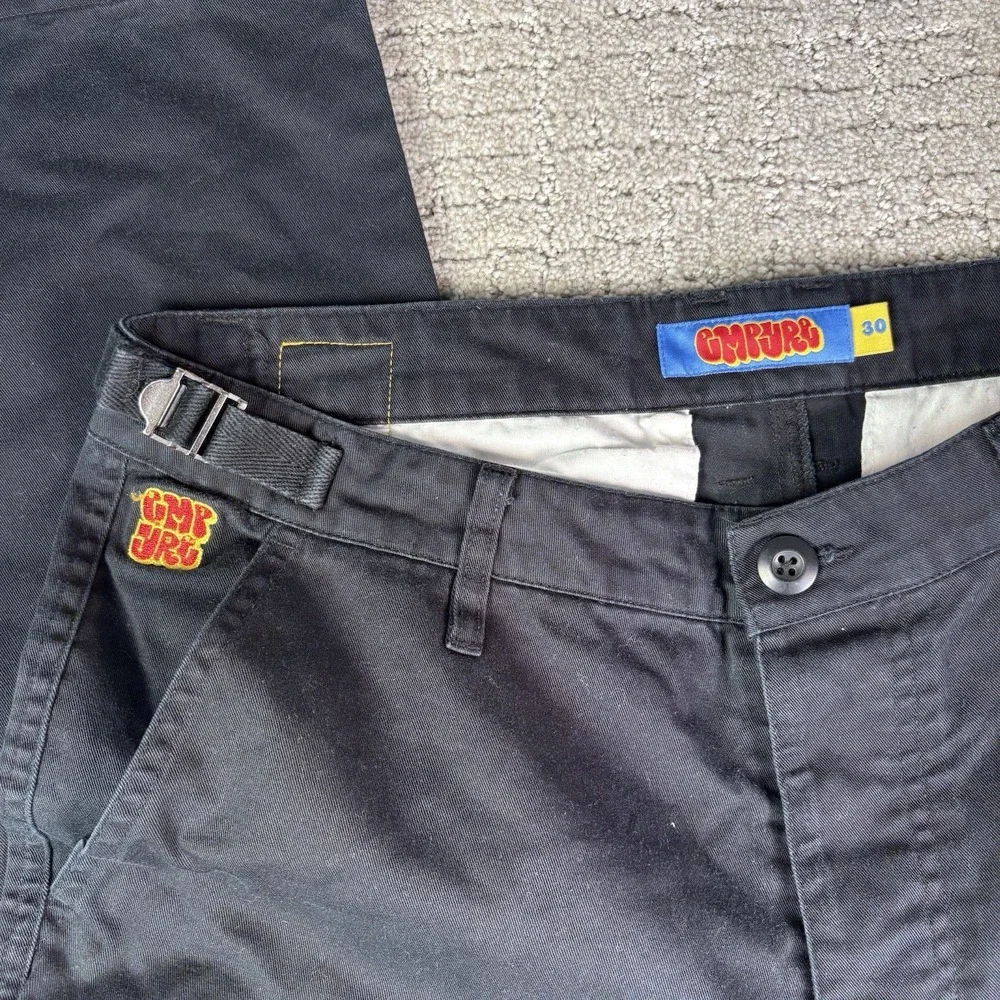 Empyre Cargo Pants 30 Baggy Carpenter Double Knee Belted Relaxed Mens Skate